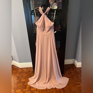 Jenny Yoo Halle dress in whipped apricot